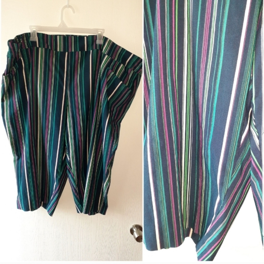 Pinstripe capris